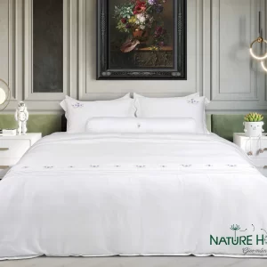 Bộ chăn ga Nature Home Tencel Purple Rose