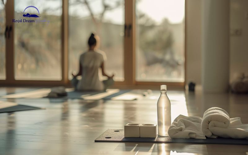 Thư giãn, thả lỏng cơ thể và tâm trí bằng cách phương pháp thiền hoặc yoga